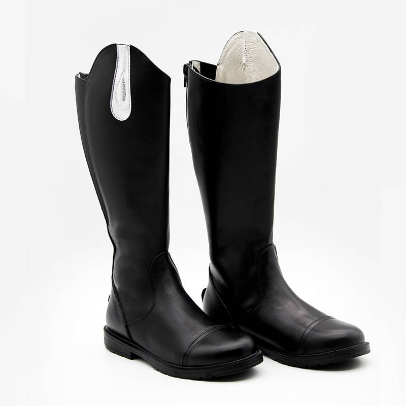 Autumn and Winter Equipment Equipment and Products Riding Training Boots Professional Riding Boots Long Children's Boots True Cowhide Standard Boots