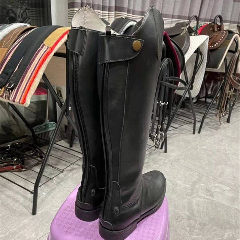 Horse boots on horse boots. Boots on horse boots