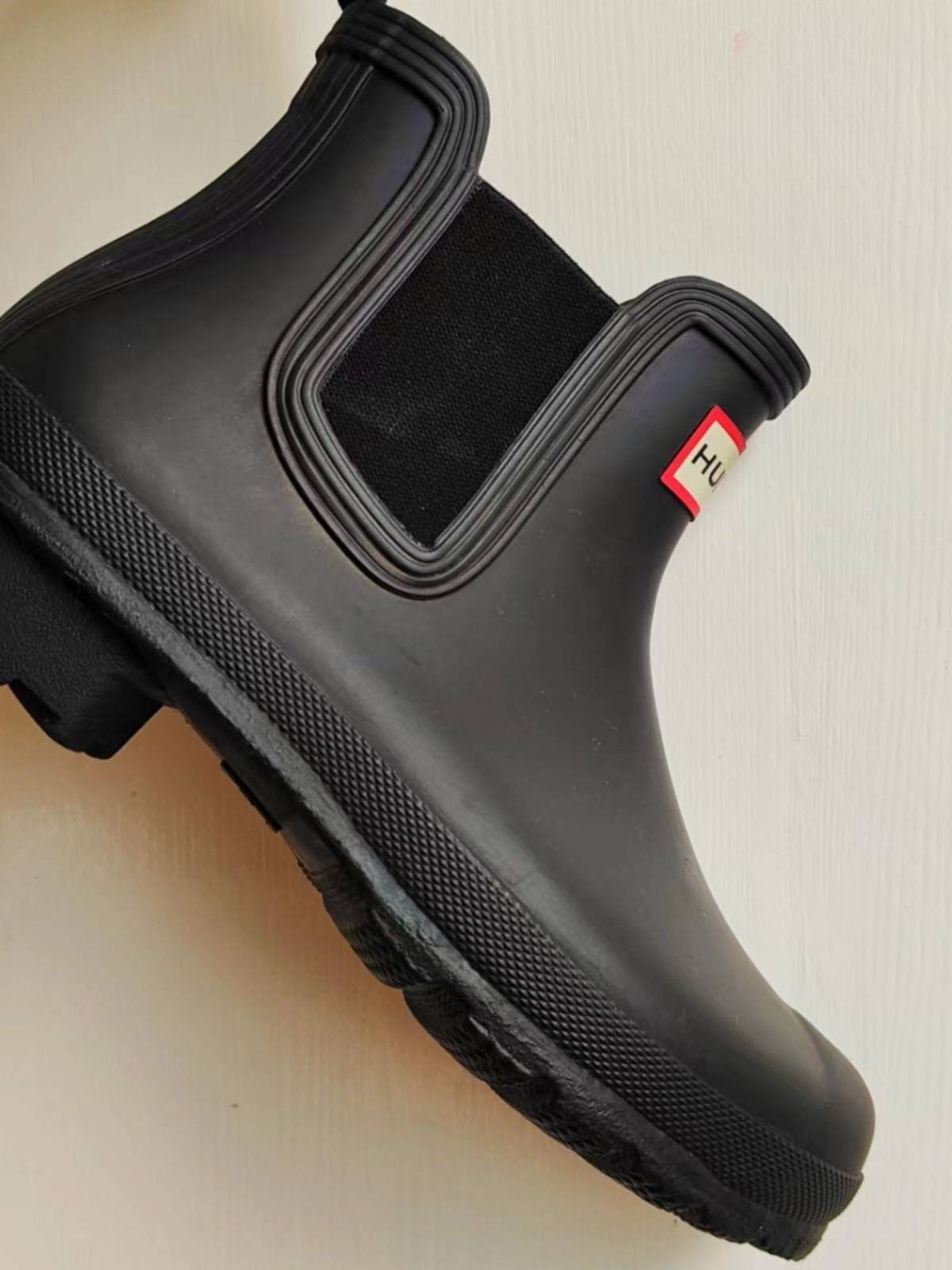 Exit round head British four seasons outdoor creek men and women short tube Chelsea rain boots rubber cool play stars