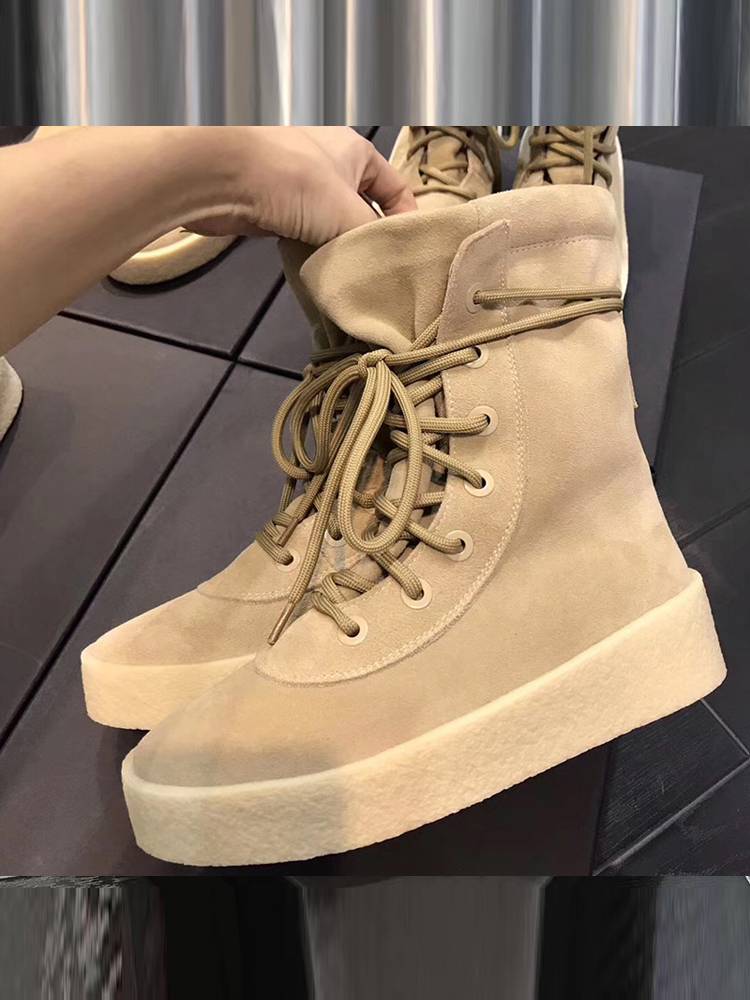 New models can't rotten Martin boots Chelsea women's boots flat British leather climbing men's short boots coconut tide couple shoes