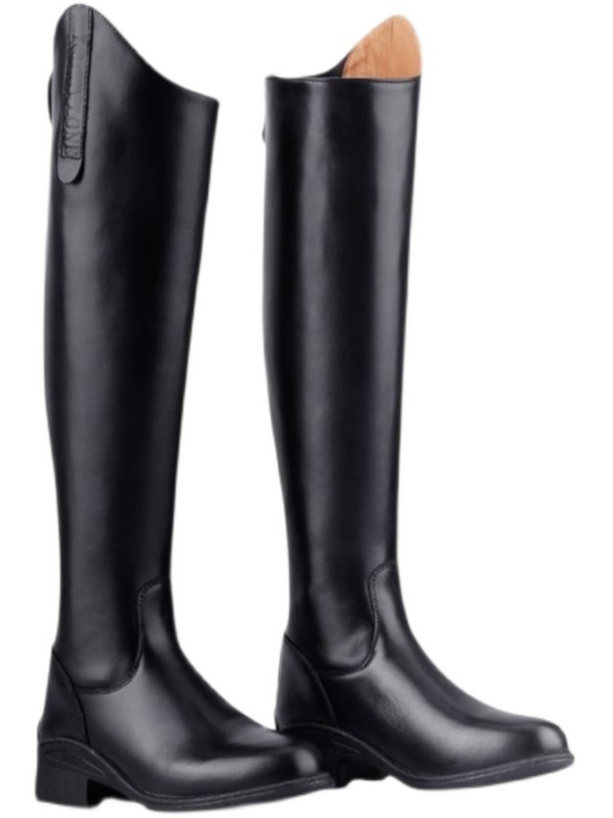 Leather equestrian boots riding boots British -style barrel boots women's competition training riding shoes men's horse riding equipment