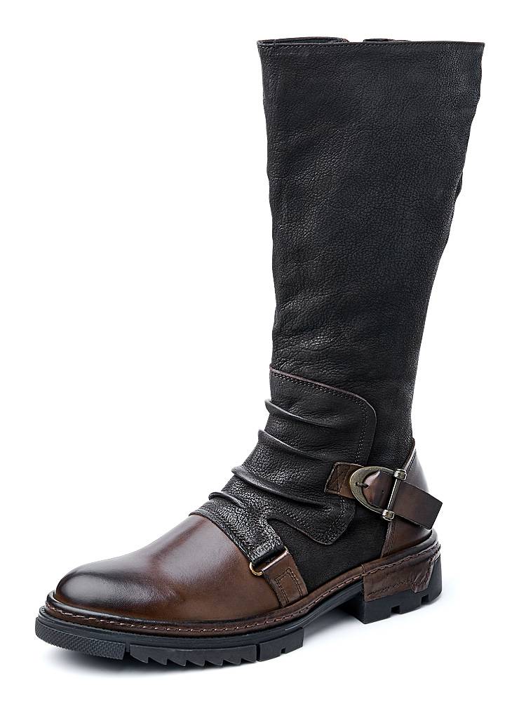 Ande Step Terminal Plus Boots Male Gao Gang Gao Tong Tong Winter Height Zipper Put Chelsea Boots Martin Martin Boots