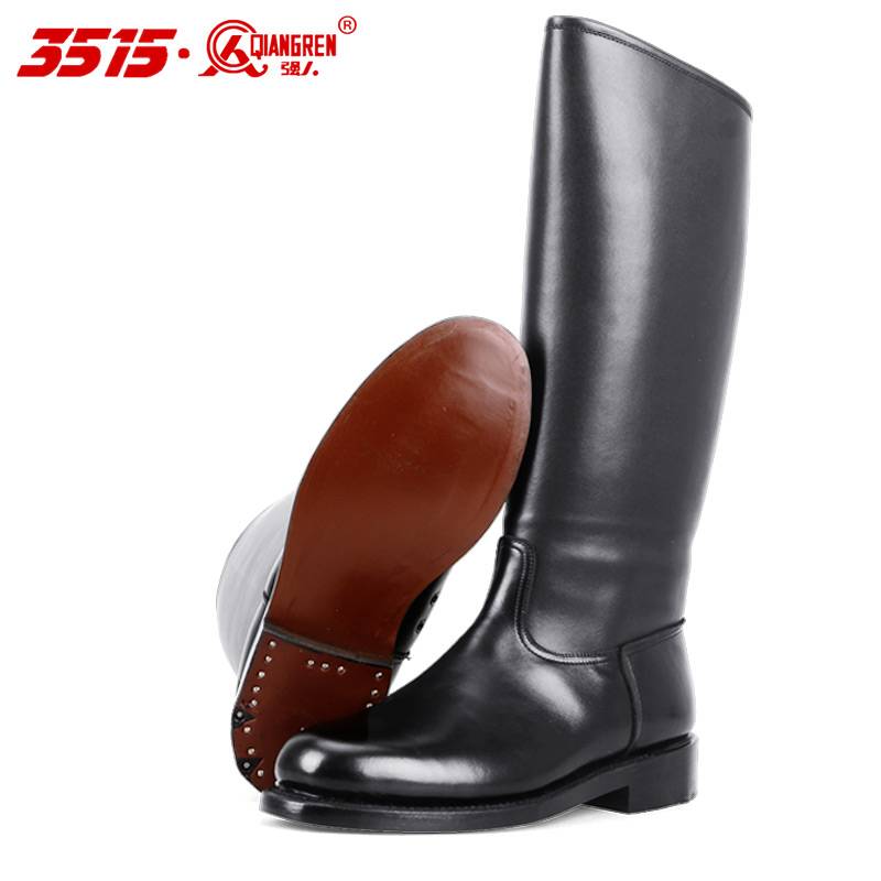 3515 strong horses boots men's honor guard's military parade boots boots Knight leather boots high -top equestrian boots high boots