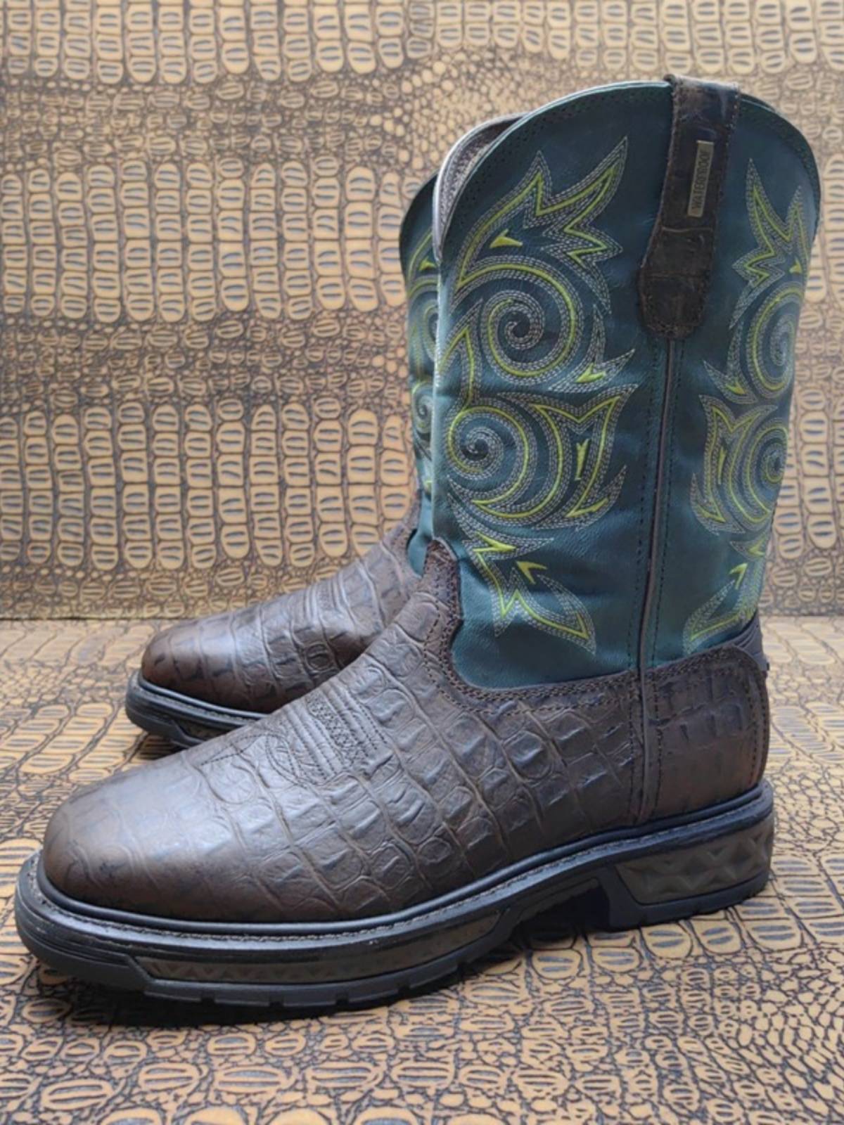 True Cow Skinos Nateta Boots, Spring Boot Boots, Waterproof Anti -Slip, Autumn and Winter Fashion Knight Men's Boot Sleeping