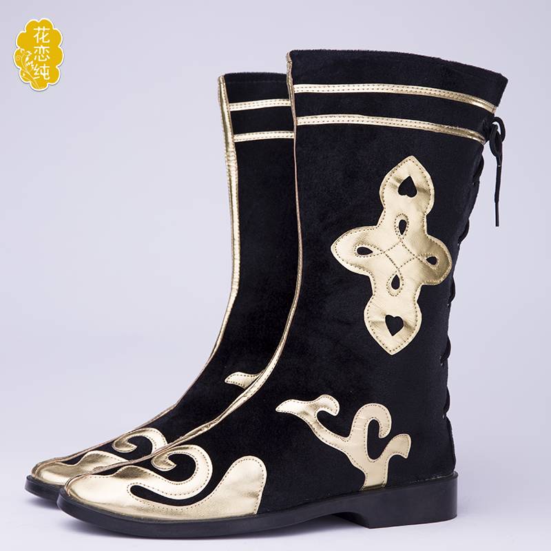 New product ethnic minority adult men and women, Mongolian shoes, Tibetan boots and shoes, Xinjiang Qiang men and women performances, dance boots
