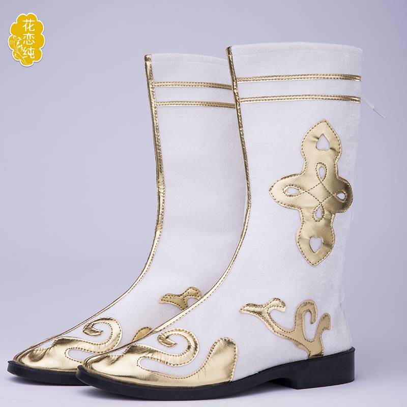 New product ethnic minority adult men and women, Mongolian shoes, Tibetan boots and shoes, Xinjiang Qiang men and women performances, dance boots