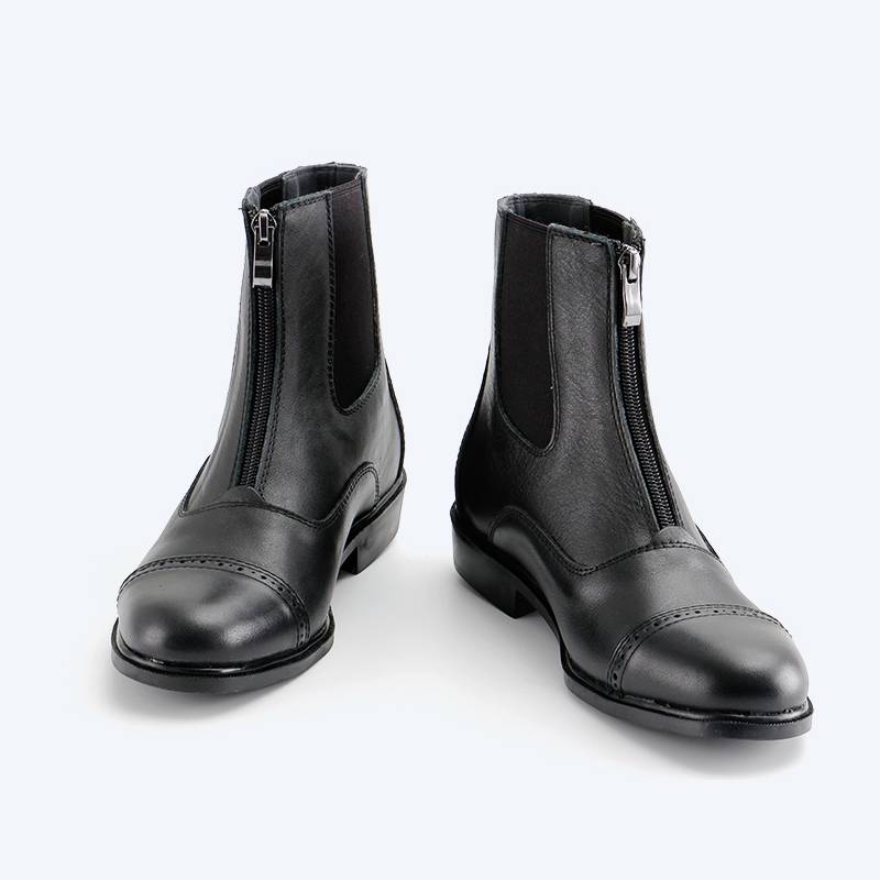 Eight -foot dragon children's boots breathable leather equestrian short boots children equestrian boots anti -slip knight boots children riding boots