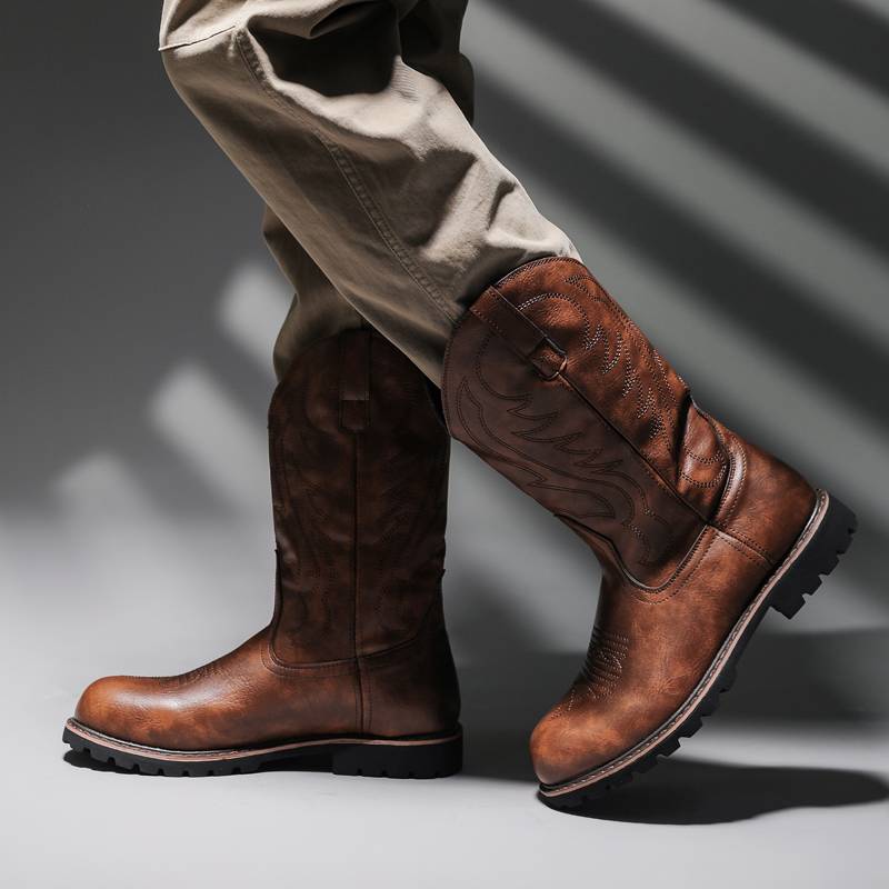 Ammy's feet are so big for Martin's boots Chelsea boots