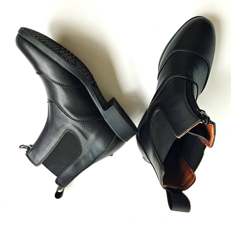 Horseshoe boots, adult horseback competitions, training for oxen-skin and smoother-proof short boots, male and female short boots