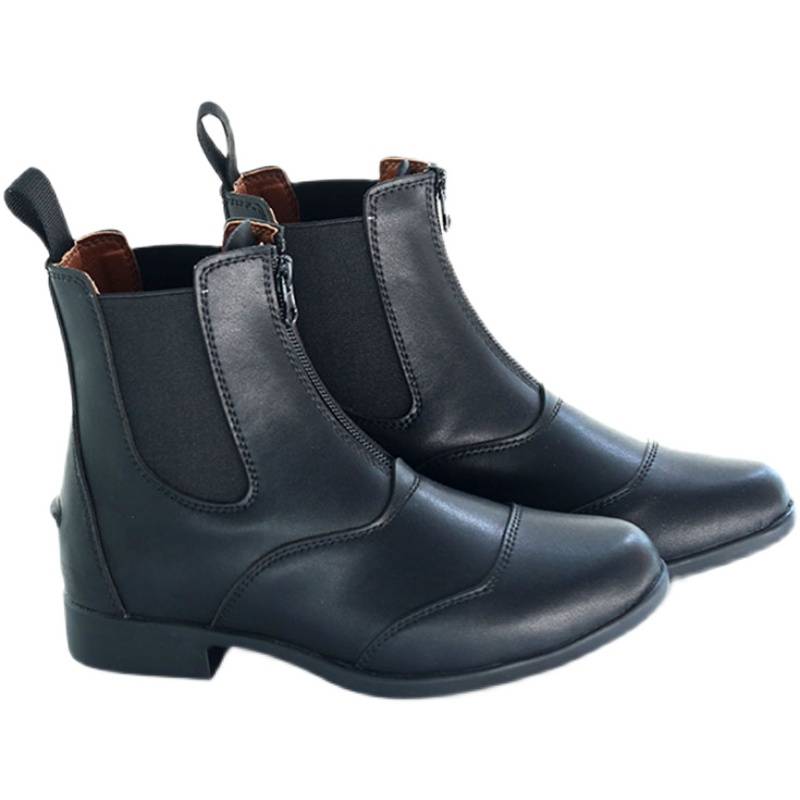 Horseshoe boots, adult horseback competitions, training for oxen-skin and smoother-proof short boots, male and female short boots