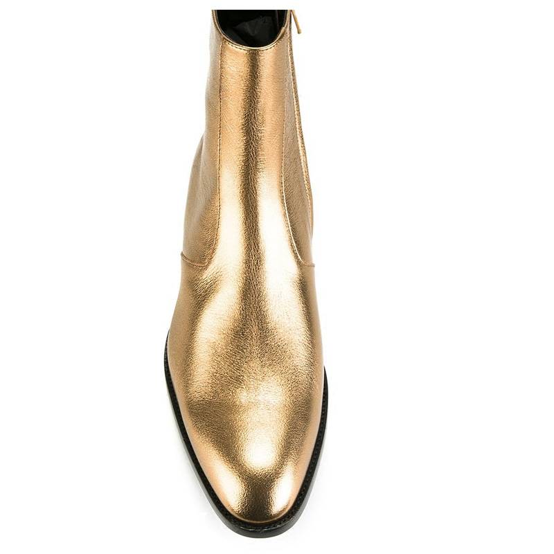 Chelsea Boot Chelsea Boot Male 2024 European and American new pointed personality Korean version of British leather Martin boots