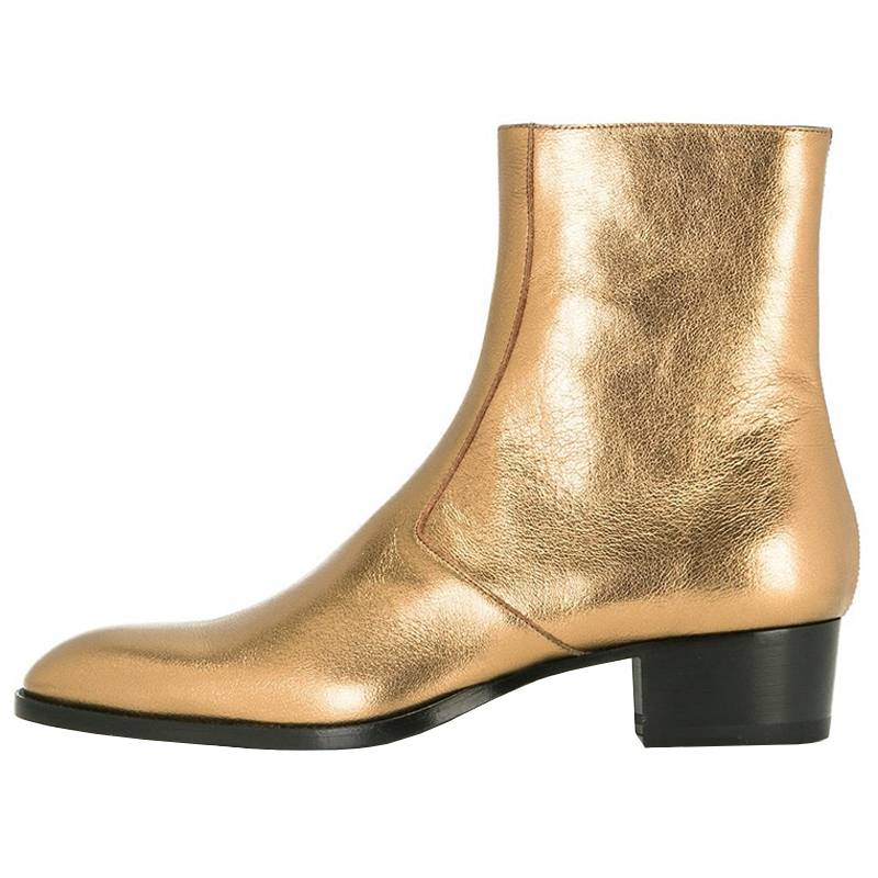 Chelsea Boot Chelsea Boot Male 2024 European and American new pointed personality Korean version of British leather Martin boots