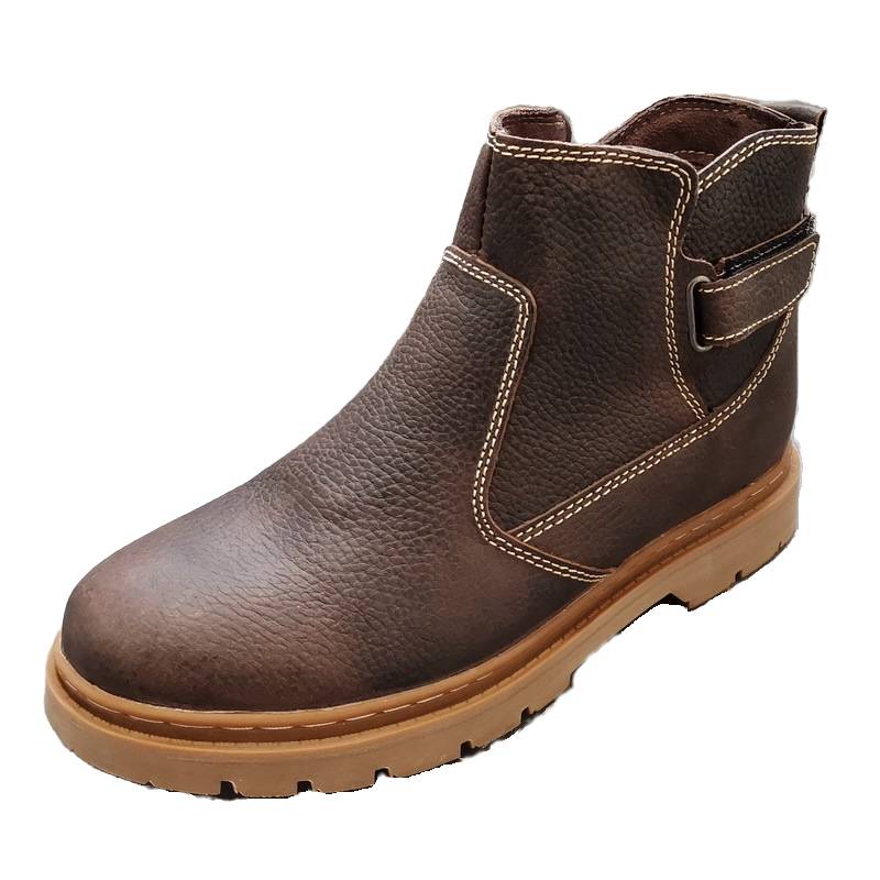 Special offer cowhide workers, leather short boots men's locomotive boots outdoor Martin boots female retro horse boots trend knight boots