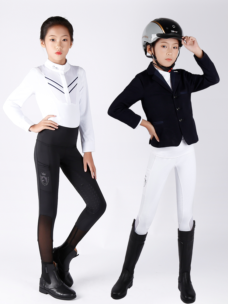 Cavassion Equestrian all -silicon glue horse pants Knight Children's rider equipment Rockma horses 8103112