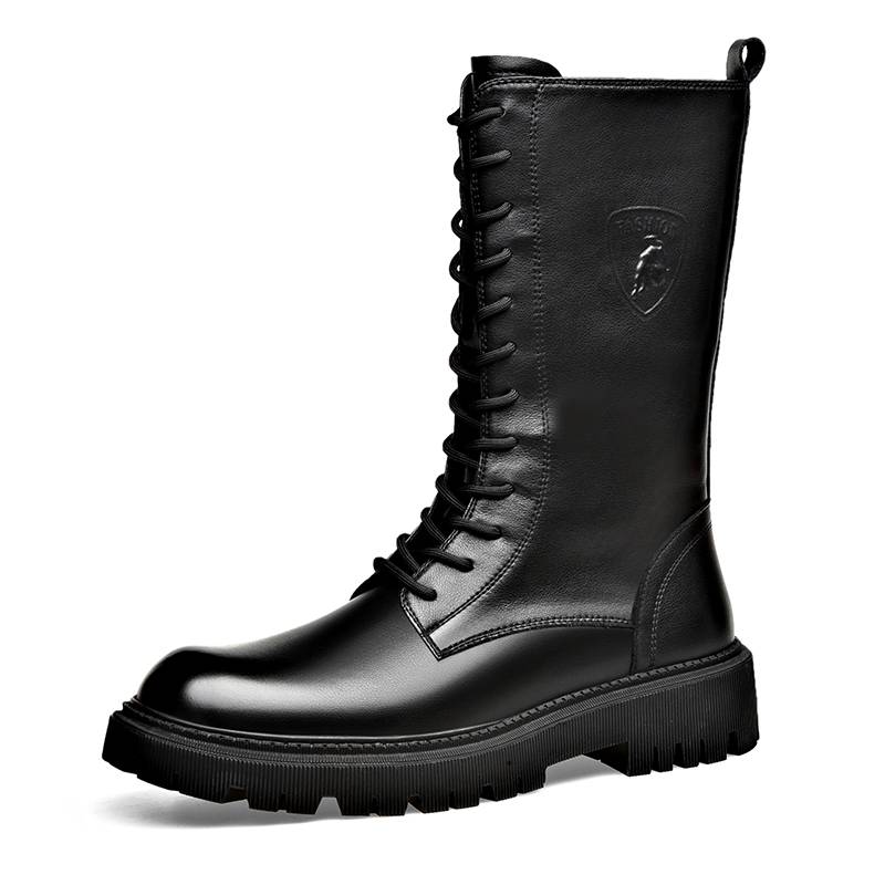 Martin Bootsman's British Flying Motorcycle Rider's Boots in the Fall Boots Threads to help with long boots