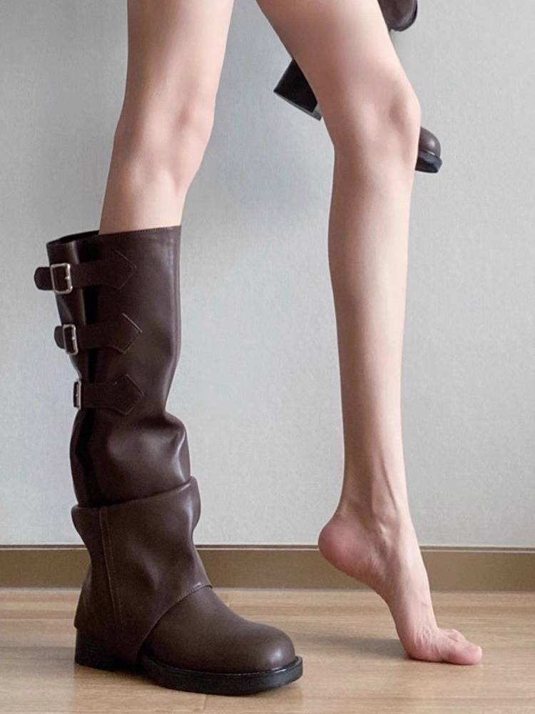 Western Cowboy Boots, 2024, new summer cobblers, cobbled boots, long boots, tall knight boots