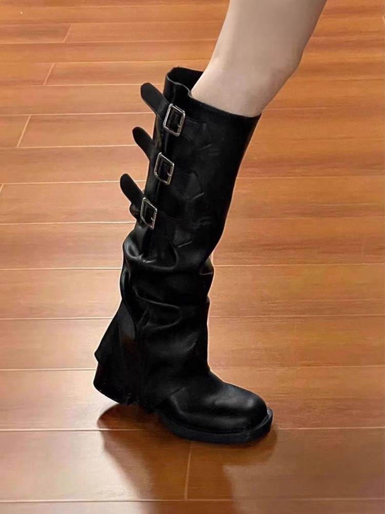 Western Cowboy Boots, 2024, new summer cobblers, cobbled boots, long boots, tall knight boots