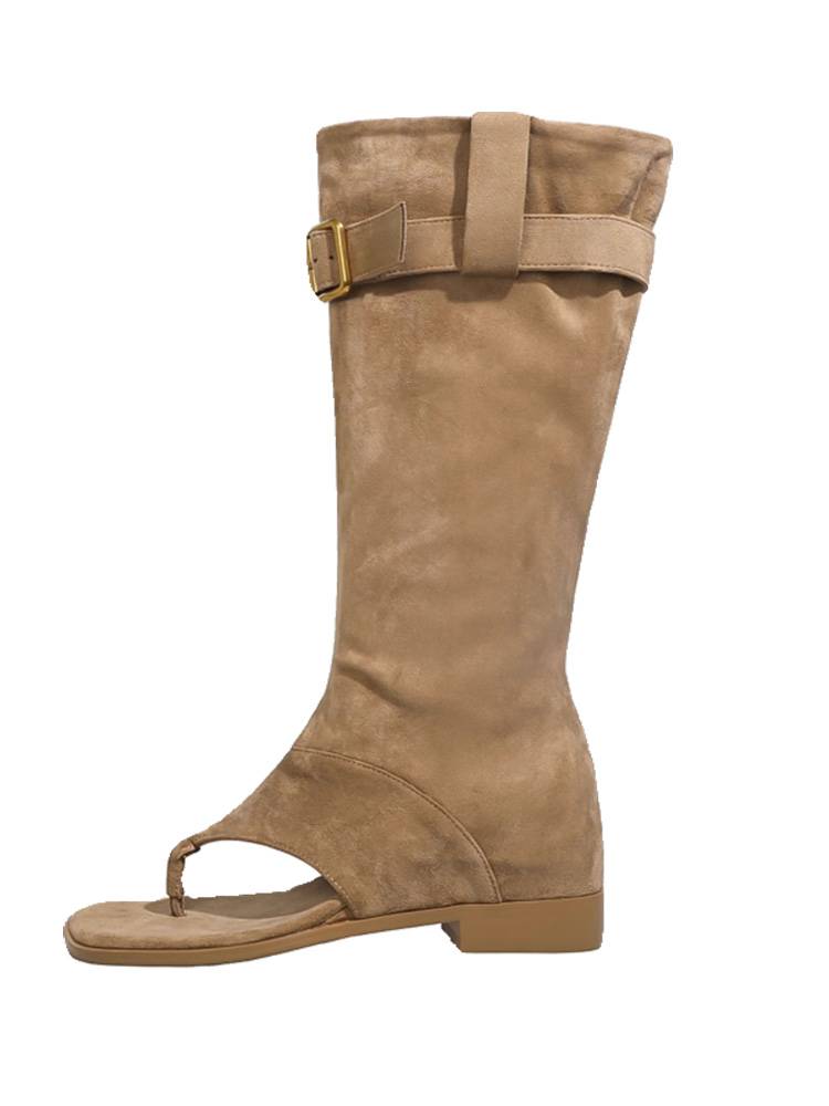 Marad Ludo -toe Boot Slope Slope Raiders Bohemian Beach Roman Sandals High -level Sensory Boot Summer