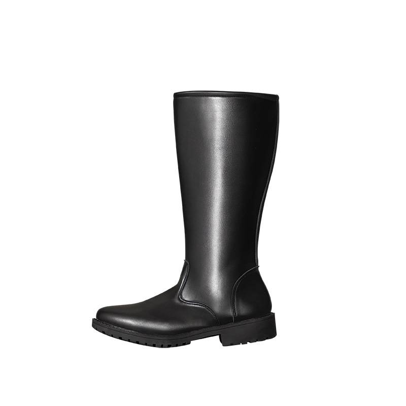 Men and women's leather boots men's shoes COSPLAY Anime Game Circuit Boots Ritual Boots Boot Martin Boots Plus Cotton High Tube