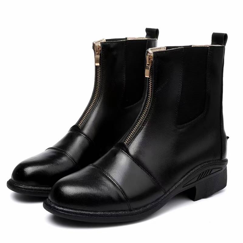 New equestrian horse boots men's and women's boots short boots all -leather equestrian boots Knight boots boots