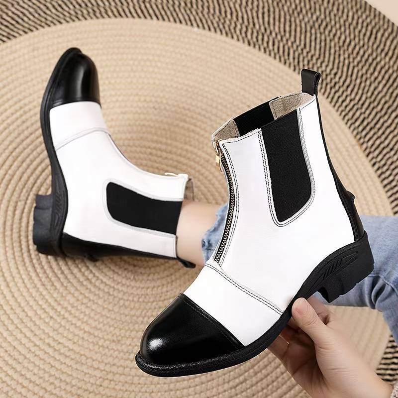 New equestrian horse boots men's and women's boots short boots all -leather equestrian boots Knight boots boots