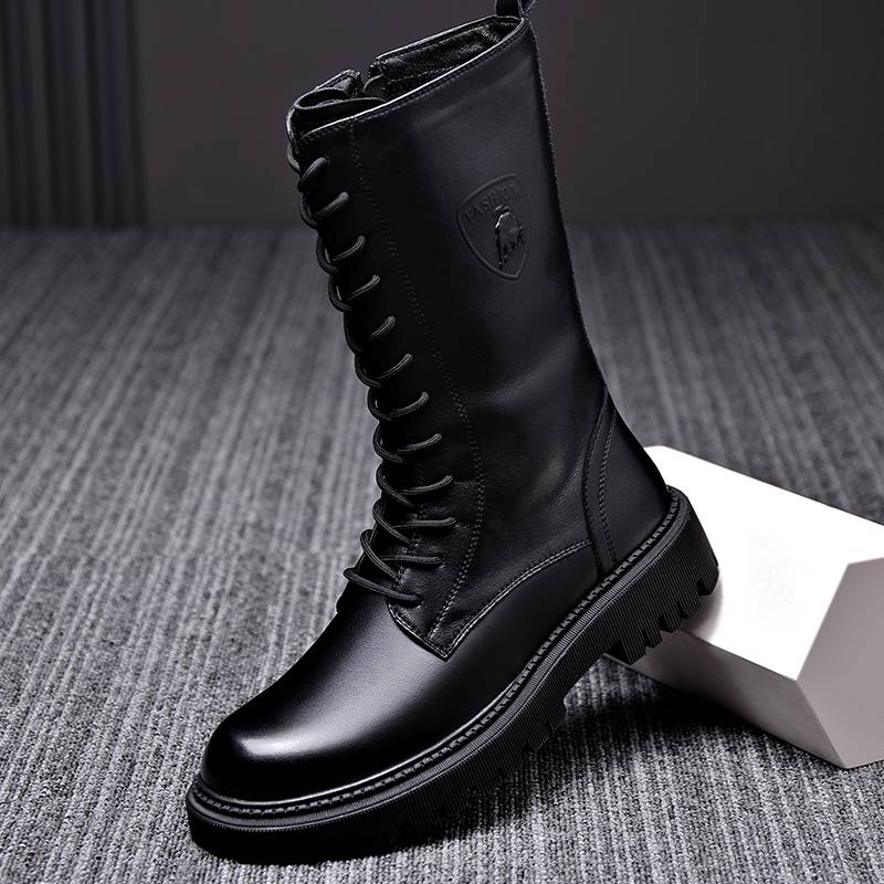 Martin Bootsman's British Flying Motorcycle Rider's Boots in the Fall Boots Threads to help with long boots