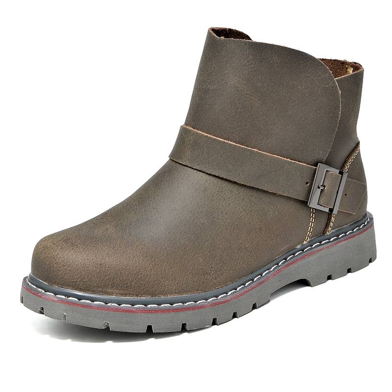 Special offer cowhide Martin boots trendy denim boots, locomotive boots, leather boots, air -breathable men's boots retro boots