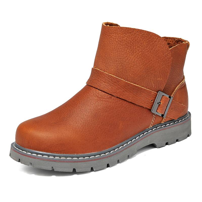 Special offer cowhide Martin boots trendy denim boots, locomotive boots, leather boots, air -breathable men's boots retro boots
