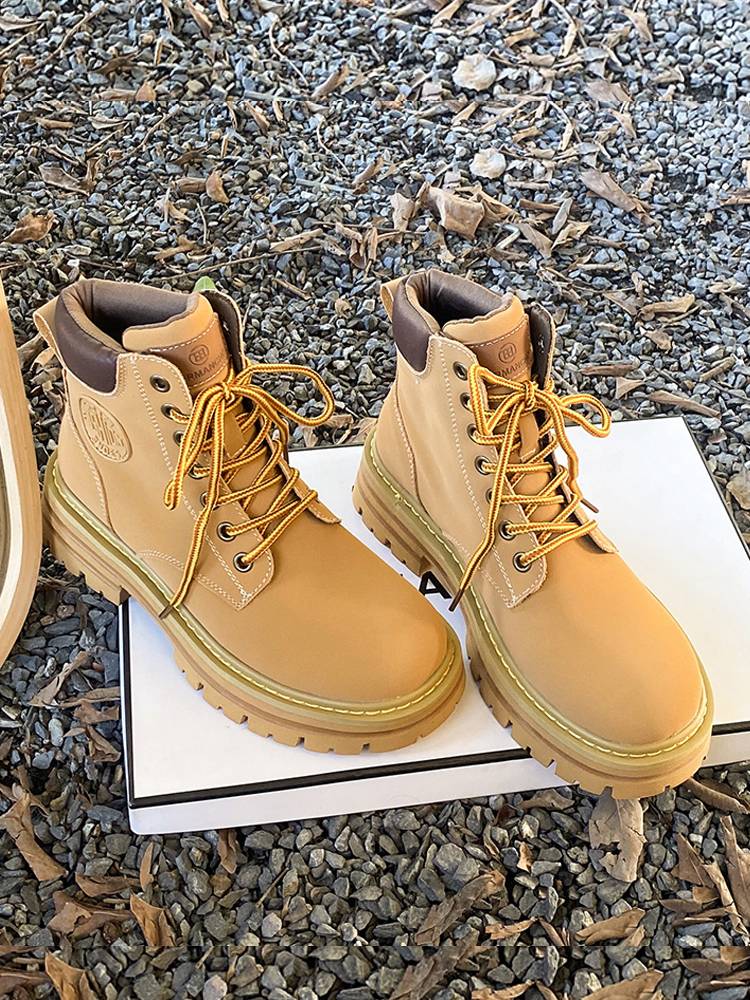 Xinjiang Prairie West Travel Put on Boots Martin Boots Female Summer Western denim Boots Big Yellow Boots Summer Shoes