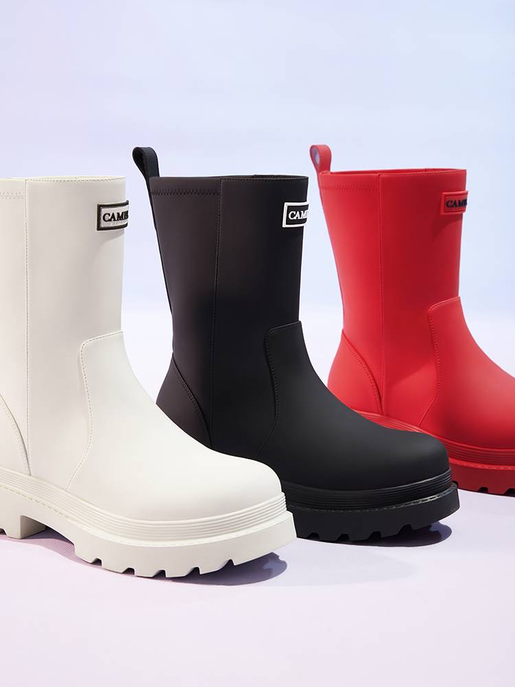 Camel boots, women's boots, 2024, new. Chelsea boots, red boots, red boots, rain boots, Martin boots