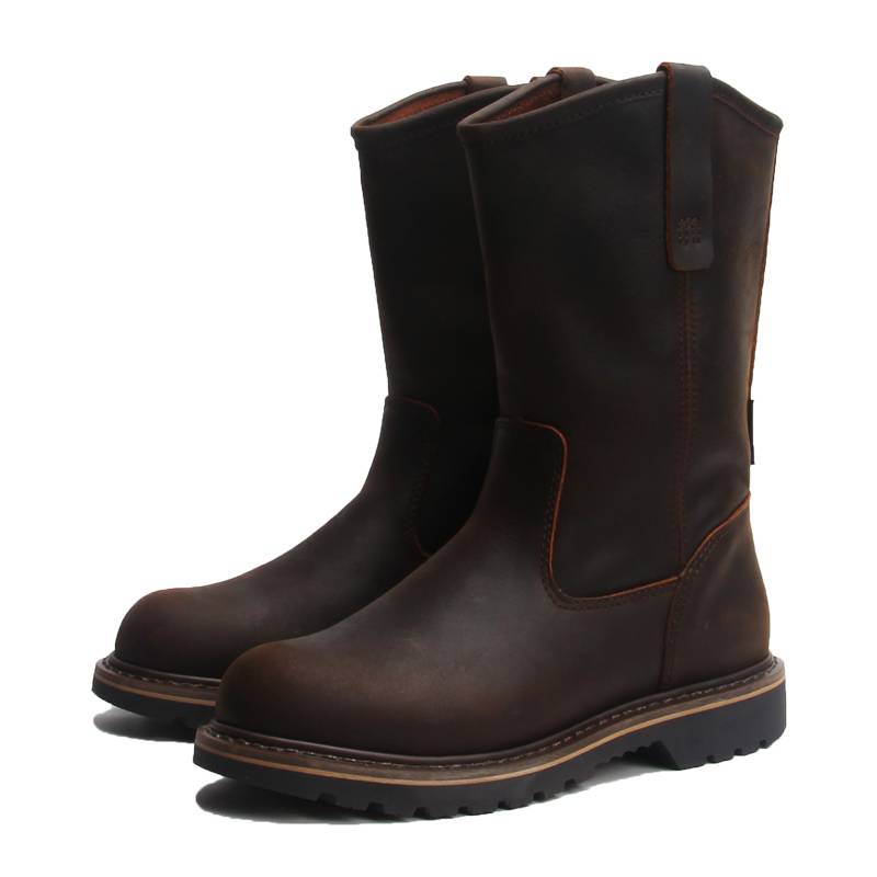American retro solid -differential long -tube long -tube boots engineer boots boots men's outdoor leisure mid -boots boot boots women's boots