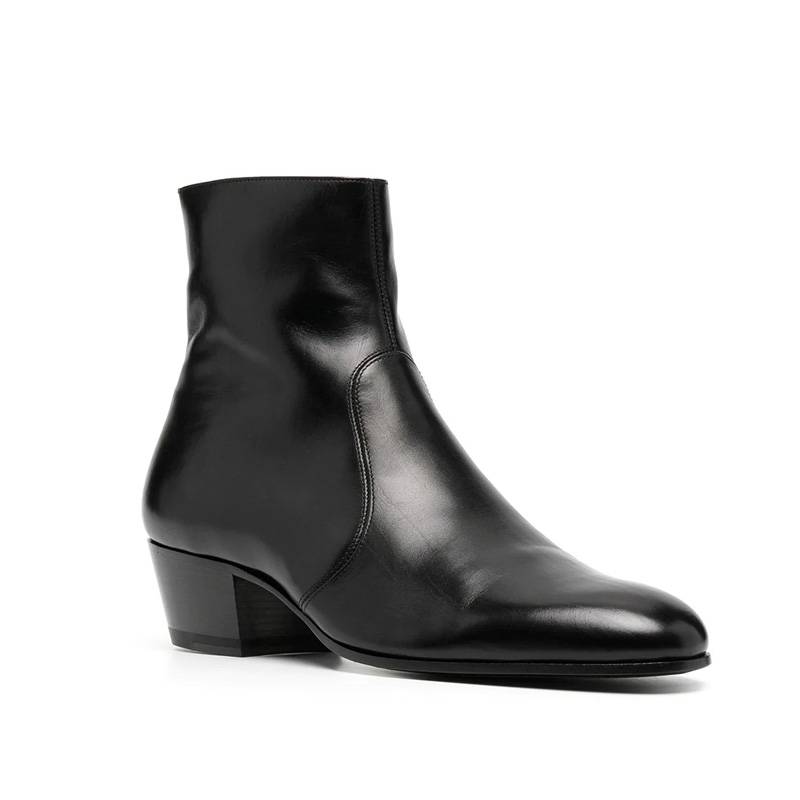 24 Summer New Products Europe and the United States CHELSEA BOOT Chelsea boots male leather pointed short boots British Martin boots