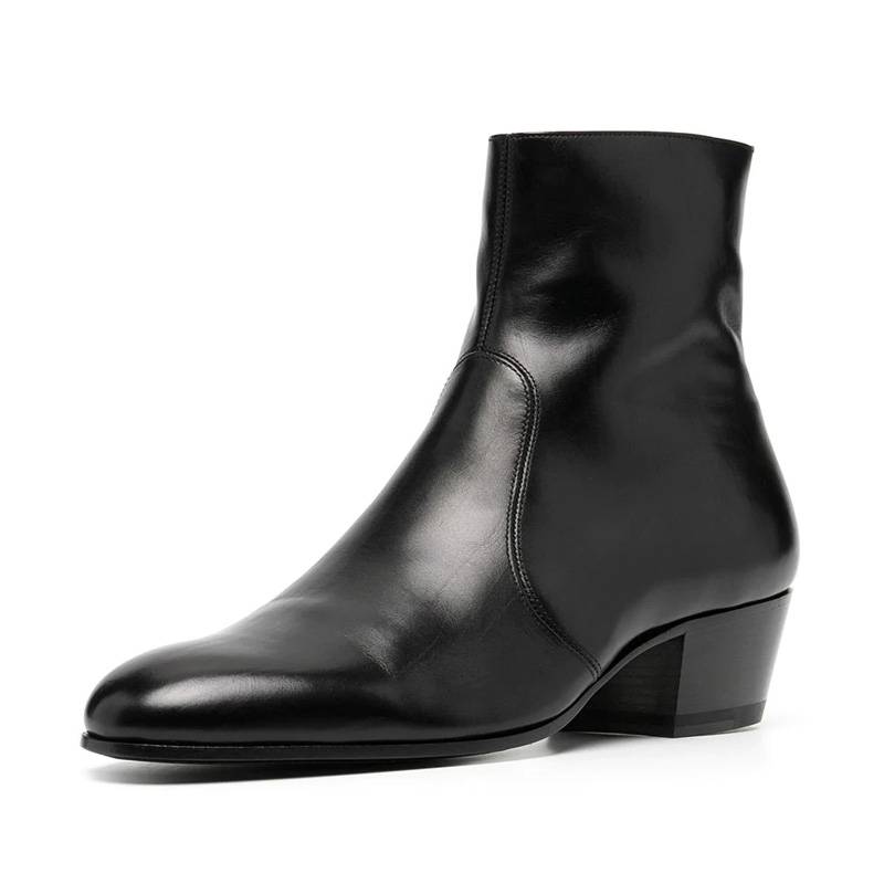24 Summer New Products Europe and the United States CHELSEA BOOT Chelsea boots male leather pointed short boots British Martin boots