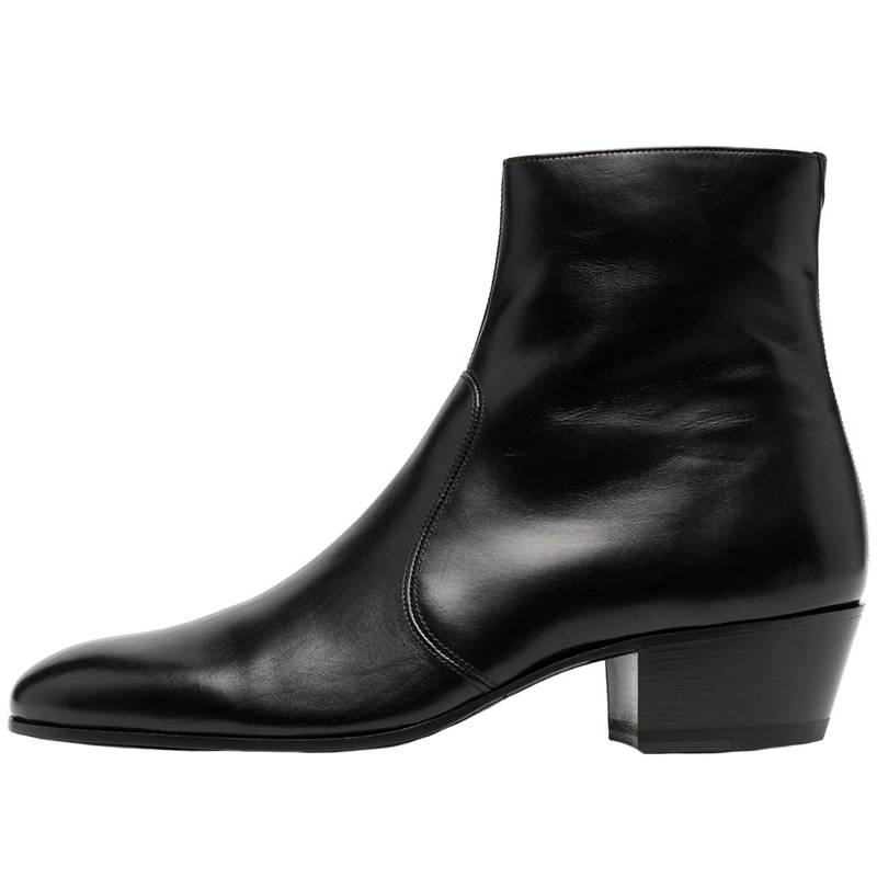 24 Summer New Products Europe and the United States CHELSEA BOOT Chelsea boots male leather pointed short boots British Martin boots