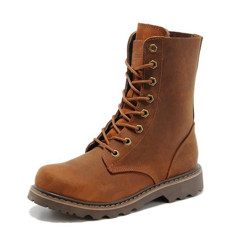 Cowhide men's boots leather retro boot boots breathable Martin boots outdoor trend boots waterproof horse boots motorcycle boots