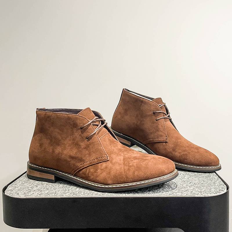 Tail order!Retro desert boots men's large Martin boots Yinglun style casual high -ranking leather shoes horse boots men's leather boots