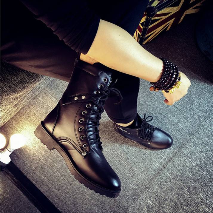 Autumn and Winter Pretend of British Wind Cotton Boots Korean Boots Trend Leather Boots Men's Boot Boots Highnesses Snow Martin Boots