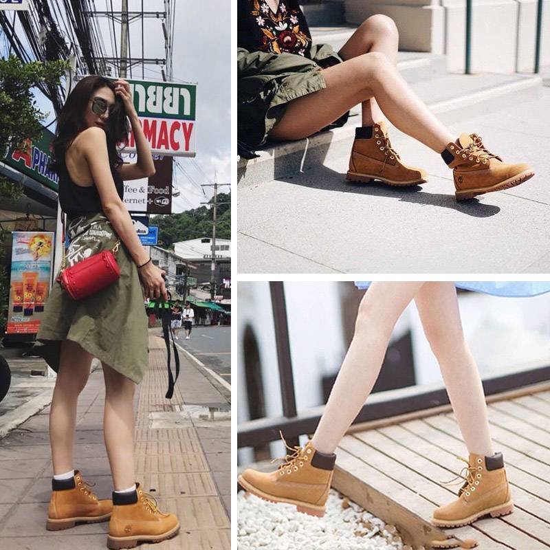 Genuine kicking big yellow boots men's and women's shoe outdoor classics 10061/10361 anti -splash water Martin boots female