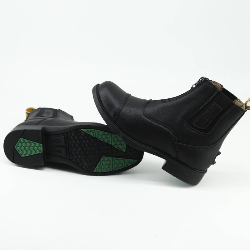 Children's riding boots, cowhide short boots, pork leather inside men and women knights equipped with competition training riding short boots