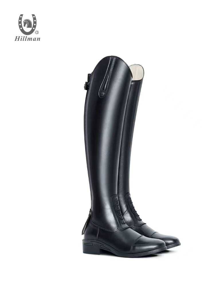 Professional equestrian boots men and women riding boots hillman real cowhide breathable comfortable riding boots 421