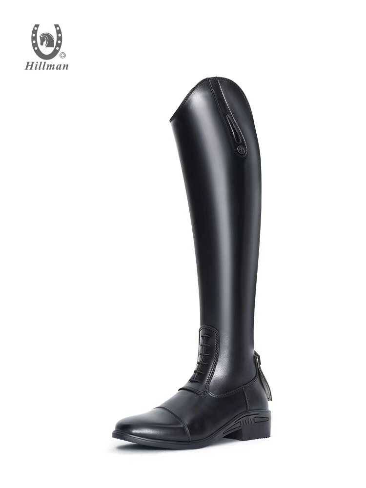 Professional equestrian boots men and women riding boots hillman real cowhide breathable comfortable riding boots 421