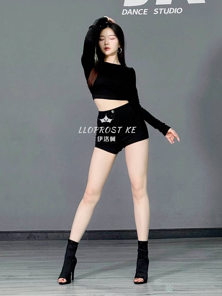 Jazz Dance High Heel Emiers Laica Socks Boots Fine Heel Dancing Sexy Fishes Top Boot Dance Shoes Heels
