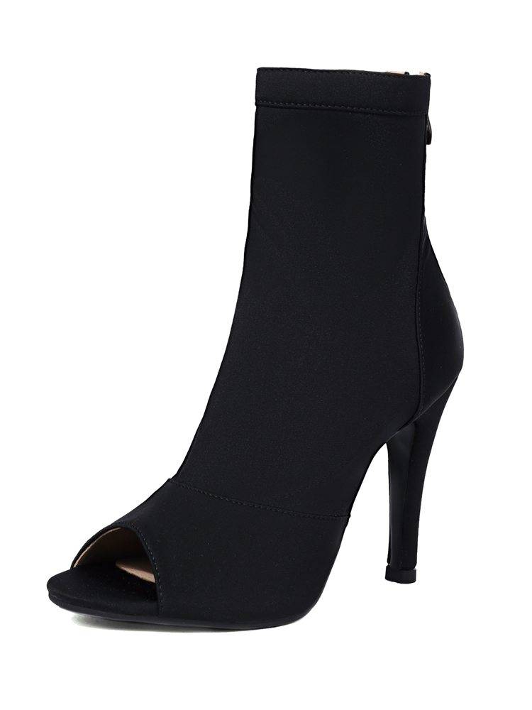 Jazz Dance High Heel Emiers Laica Socks Boots Fine Heel Dancing Sexy Fishes Top Boot Dance Shoes Heels