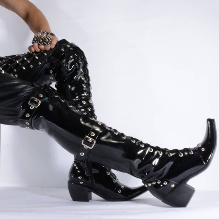 Boots over knees, boots, boots, boots, boots