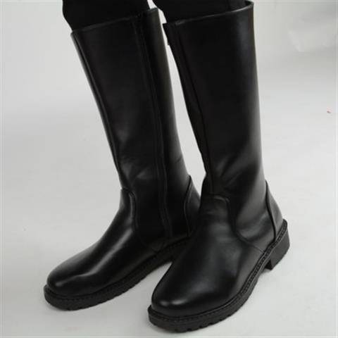 A photo studio wedding photo long boots, high -top Knight men's boots, high boots, ride boots, warlords handsome Gao Bang leather boots