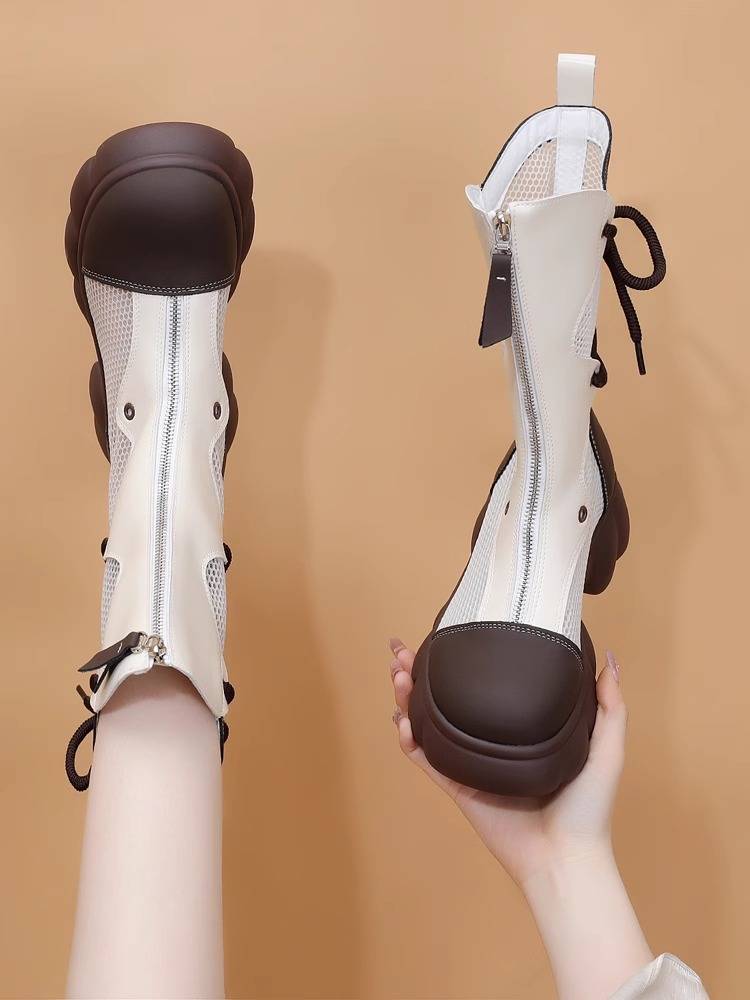 Guidi FAME Net Sini Martin Boots Female 2024 Summer Summer Underwind Breathable Boot Boots Facial Boots