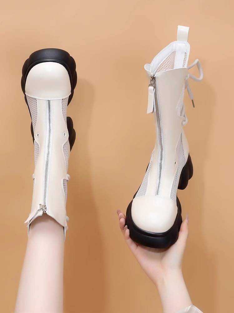 Guidi FAME Net Sini Martin Boots Female 2024 Summer Summer Underwind Breathable Boot Boots Facial Boots