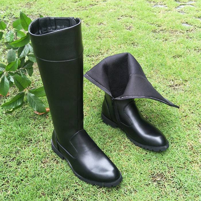 Fashion riding boots trend men's boots high boots men's leather boots couple Martin boots