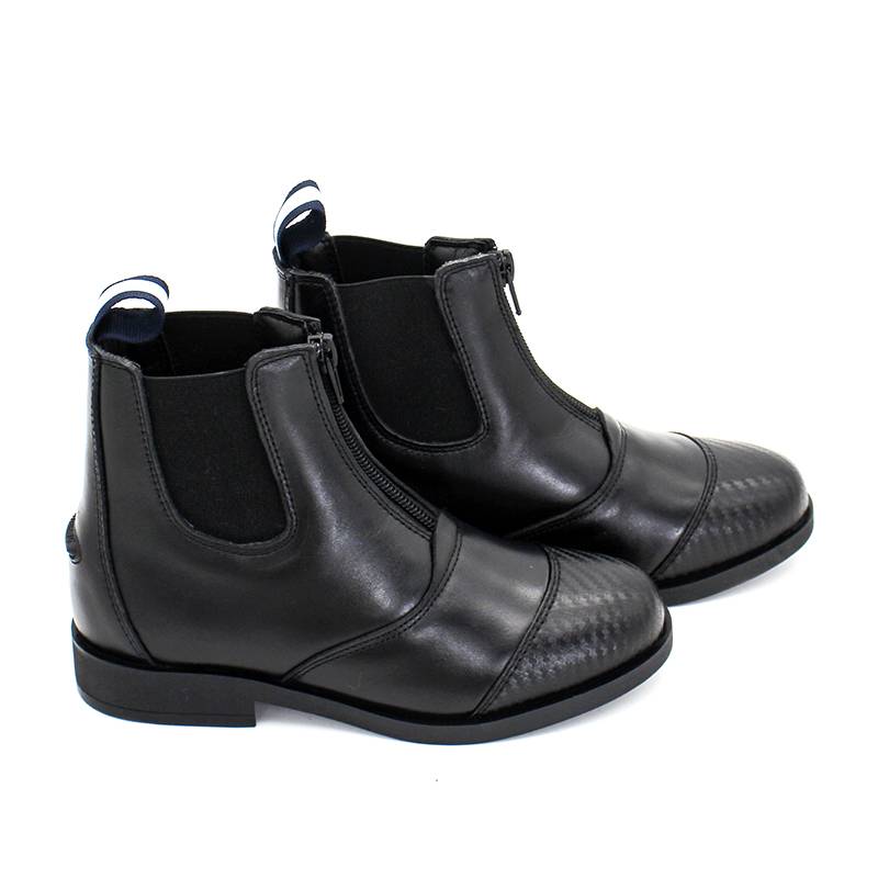 Professional equestrian boots Children's equestrian boots ride boots male and girls real cowhide competition non -skid equestrian equipment set