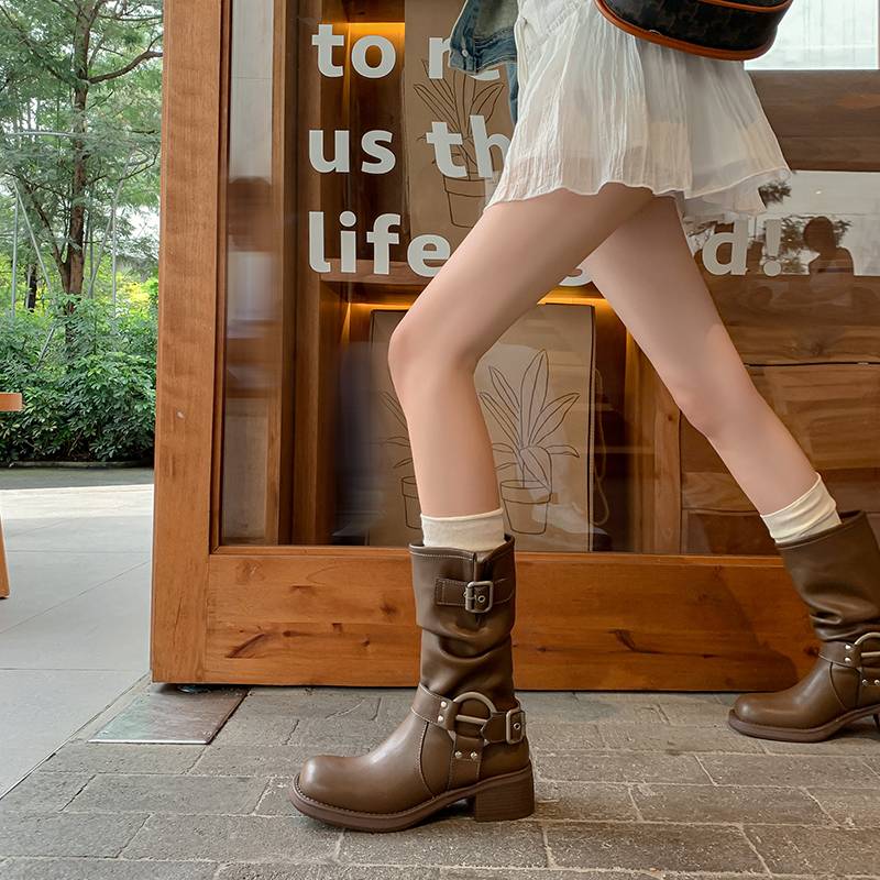 The deer and Naryn's leather belts are piled up in boots
